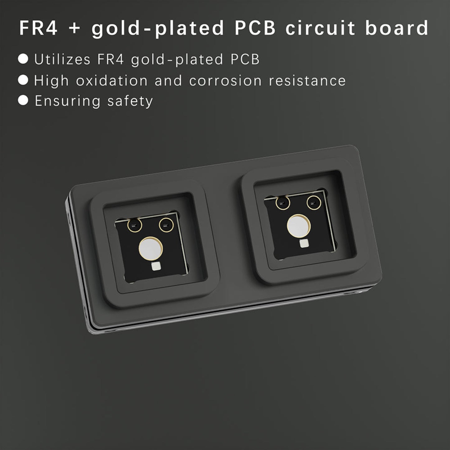 NLOFIN PC Power Button,Mini 2-key Remote PC Power Switch,PC Computer Case Power Switch,Button Desktop Computer Supplies Made of Aluminum Alloy, NLKB-ET02-01