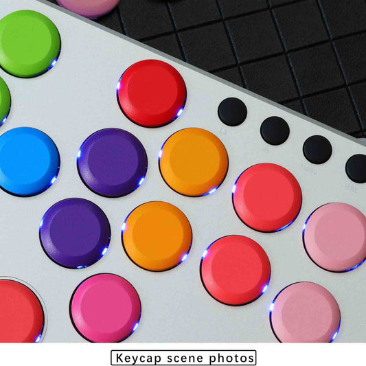 NLOFIN Leverless Controller Keycaps Replacement Button Caps,26mm Arcade Replacement Hitbox Button Caps For TTC/Cherry/Akko Switches Caps