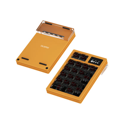 NLOFIN 19-Key Mechanical Numpad VIA/QMK Programmable Macro Pad Full Aluminum Case, Ergonomic Design, Type-C, RGB Backlit, NLKB-ET19-01